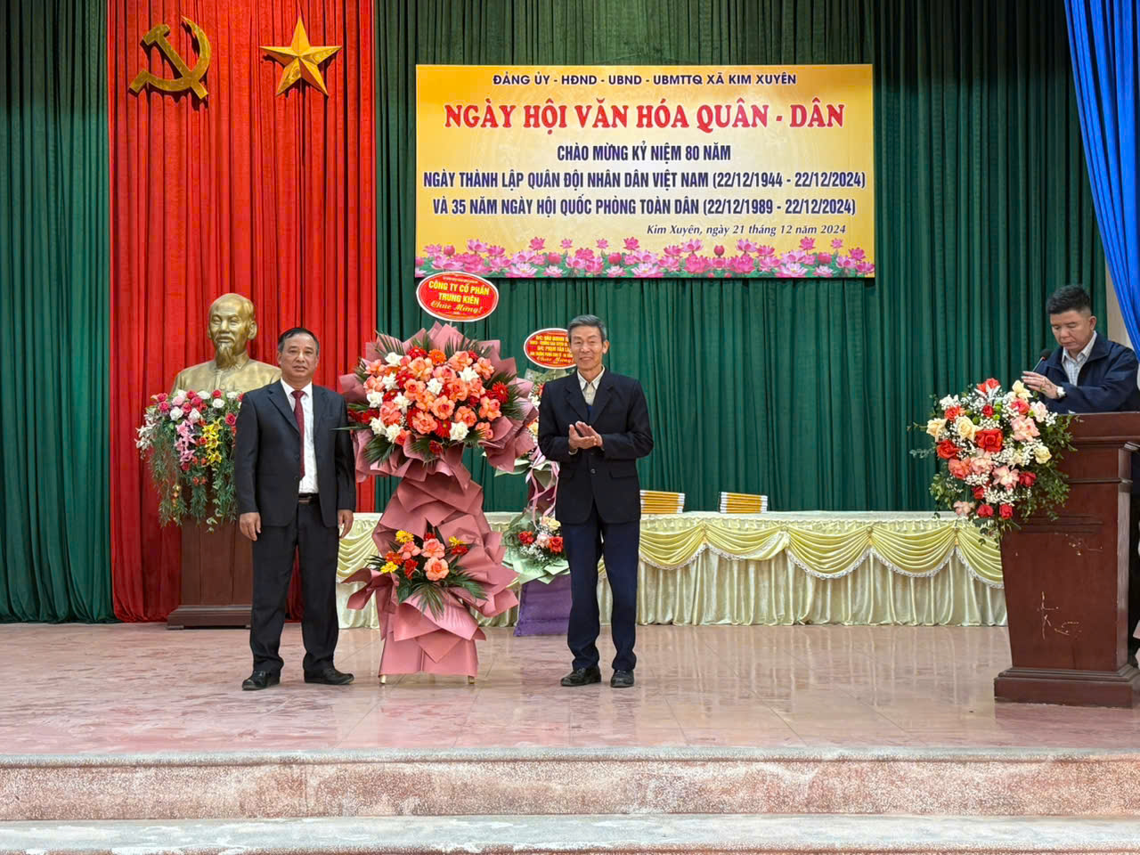 Đảng ủy-HĐND-UBND-UBMTTQ xã Kim Xuyên tổ chức 