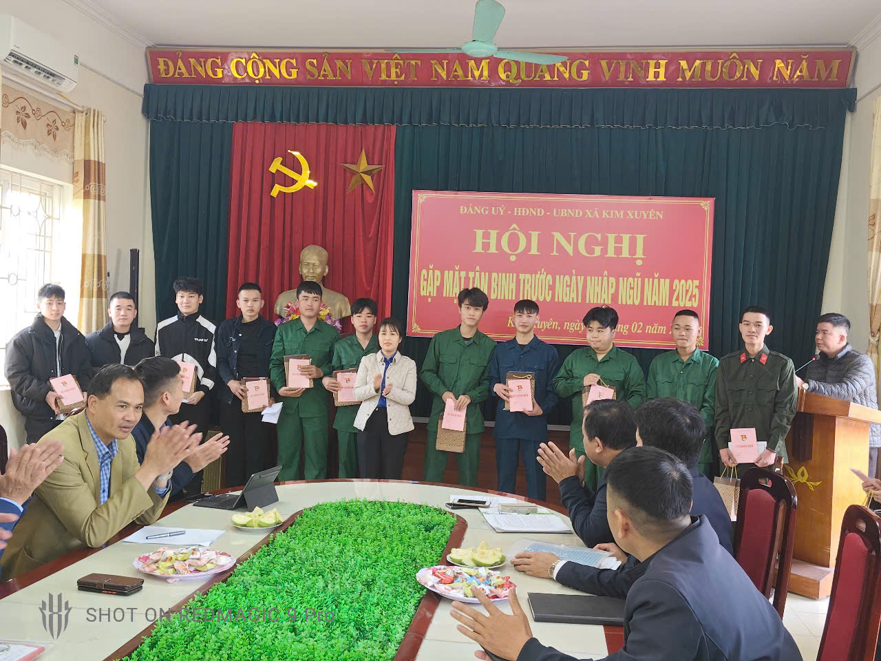 Kim Xuyên tổ chức Hội nghị Gặp mặt tân binh trước ngày nhập ngũ năm